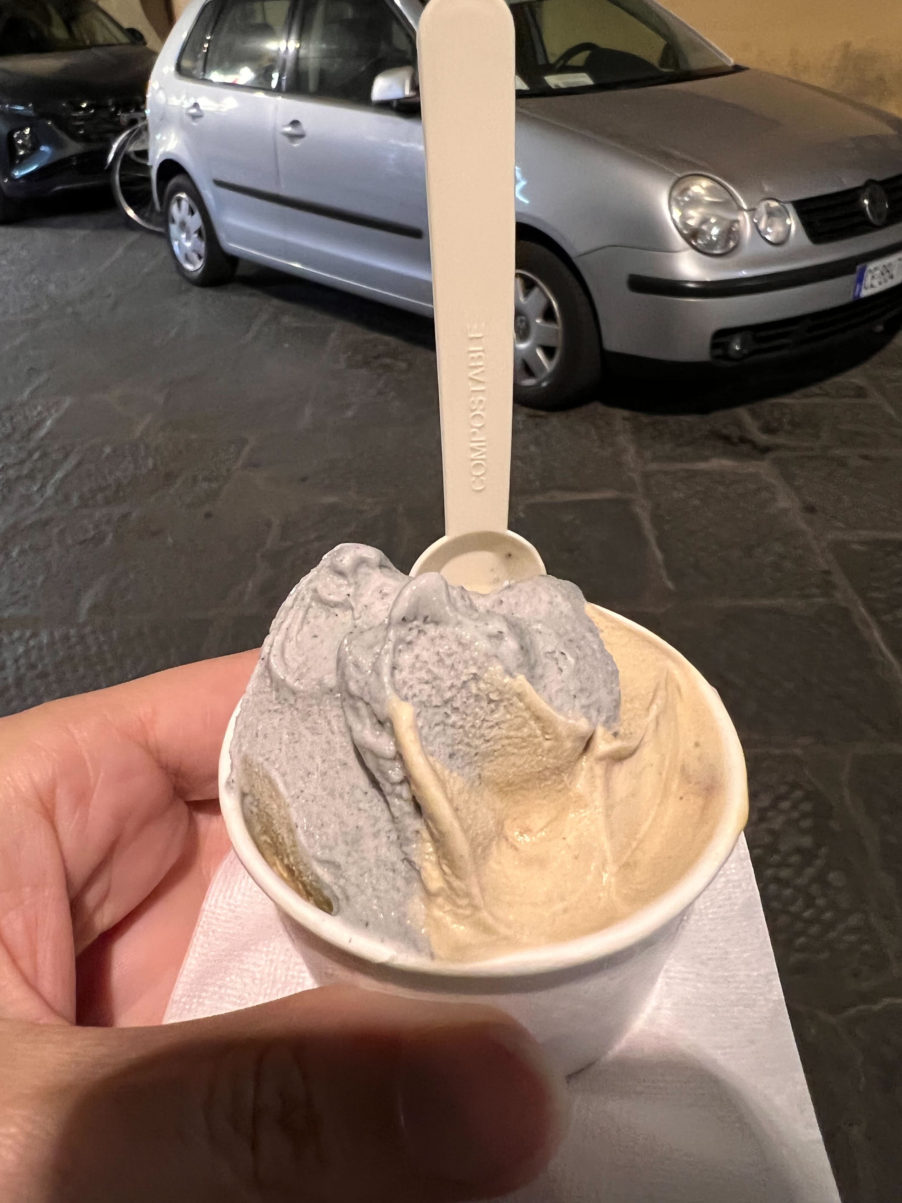ice cream from Florence, Italy